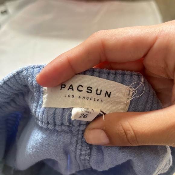 Pacsun Blue Corduroy Skirt - Picture 3 of 3